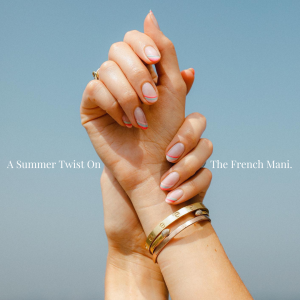 A Summer Twist on the French Mani