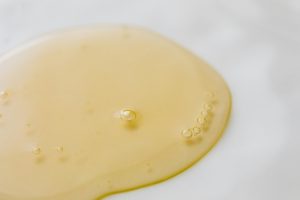 puddle of cuticle oil