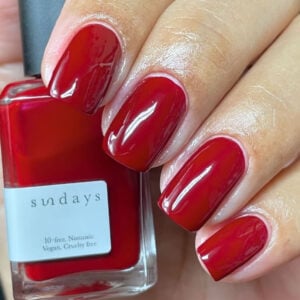 Red nail polish