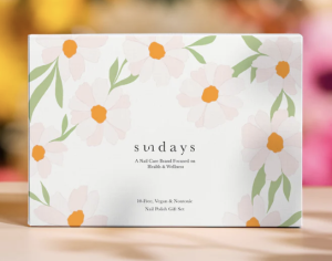 sundays studio floral polish gift set