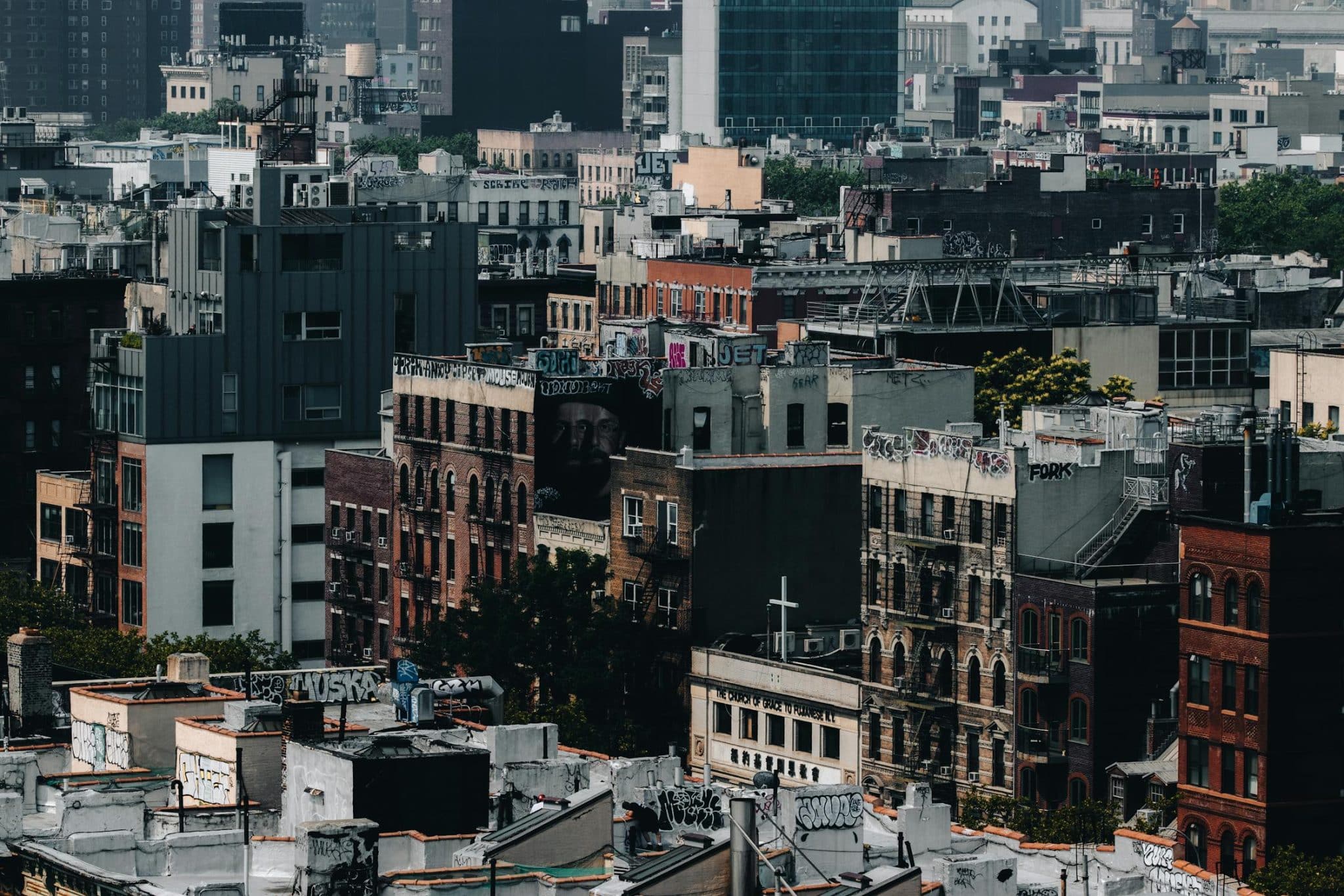 photo of east village buildings