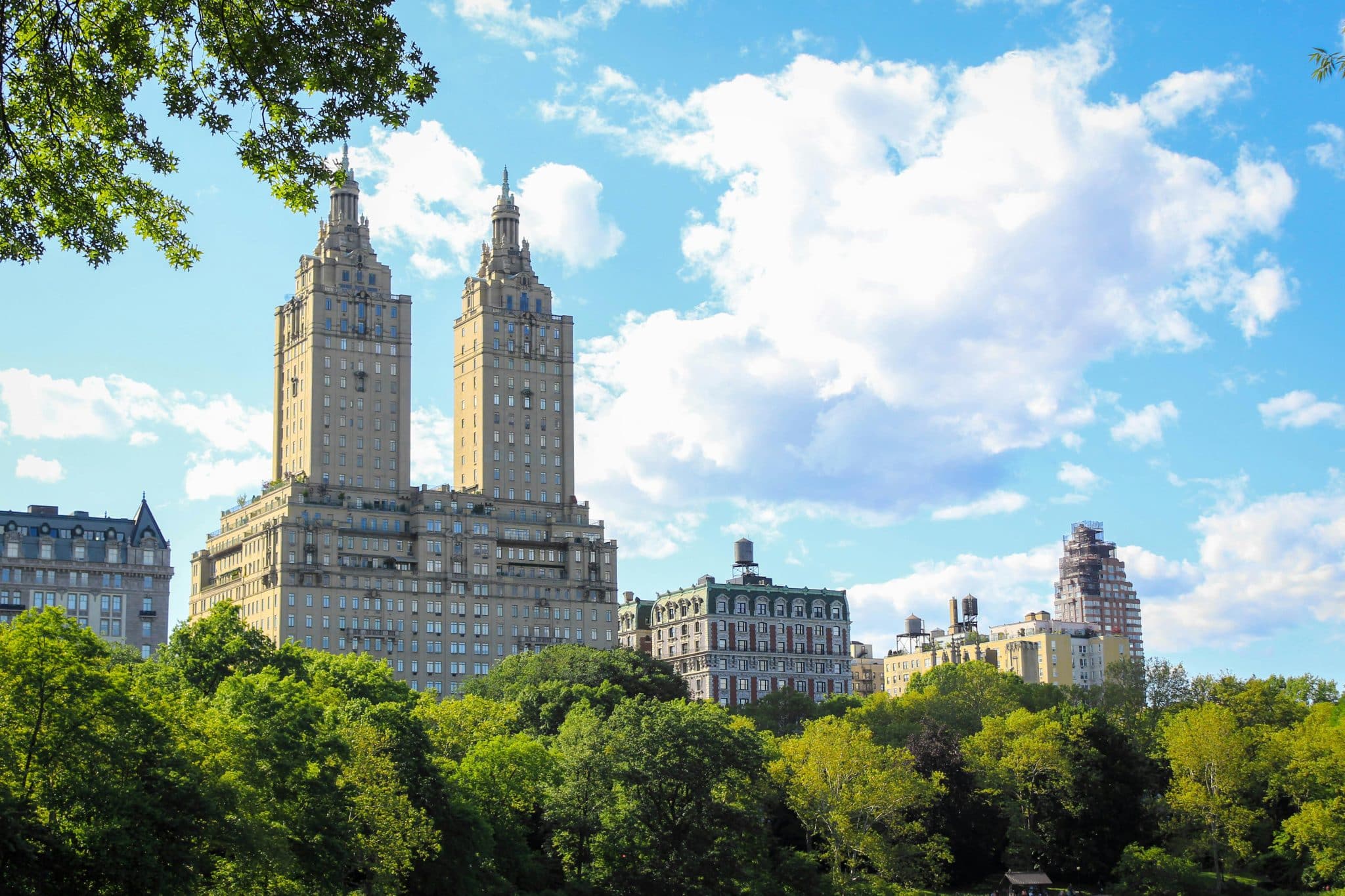 Clouds and Buildings near Central Park