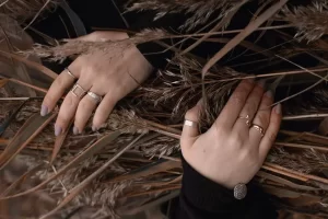 woman holding wheat