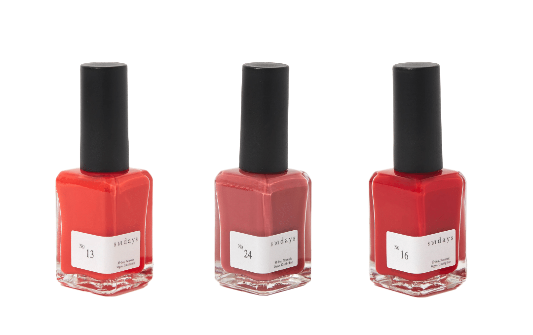 red nail polish
